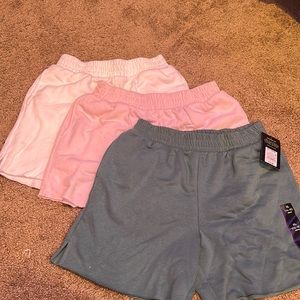 target sweatshorts, NEW, size large and extra large